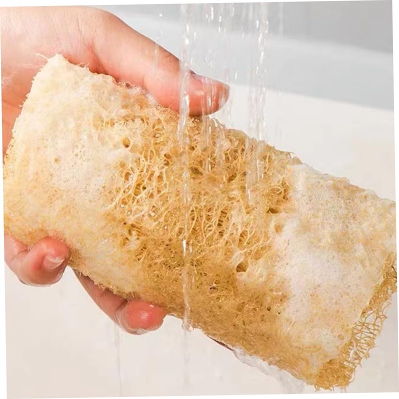 Esponja de Loofah Natural para Cuerpo y Limpieza del Hogar