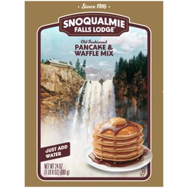 Snoqualmie Falls Lodge Old Fashioned Pancake & Waffle Mix, 24 OZ (Pack of 1)