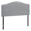 Monarch Bed Headboard Only Full Size Bedroom Upholstered Pu Leather