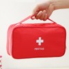 Disaster Emergency Medical Bag Pouch Case Red red 3ea