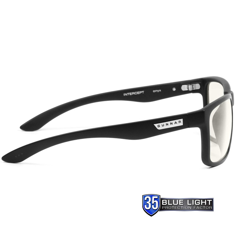 Gunnar Gaming and Computer Glasses - Intercept, Tortoise Frame, Amber