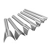 sourcing map V-Shaped Leather Cutter Punch Set 10mm-40mm Strap End