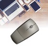 ASHATA Wireless Foldable Computer Mouse, ABS Portable Compact Wireless Folding