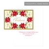 Masterpiece Poinsettia Floral Tradition Christmas Cards / 16 Boxed Winter