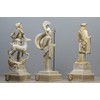 greekartshop Set of 3 Greco-Roman Goddess Artemis Demeter Statue Sculpture