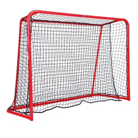 Sport-Thieme Floor Ball Goal Net | Goal for Floorball 160 x 115 cm | Square Mesh Shape 4.5 cm | Black | Single or as a Set | for Floorball Goal