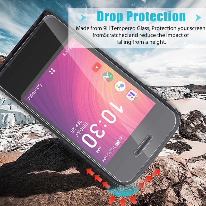 Zeking [4 Pack] Designed for Alcatel Go Flip 4 /