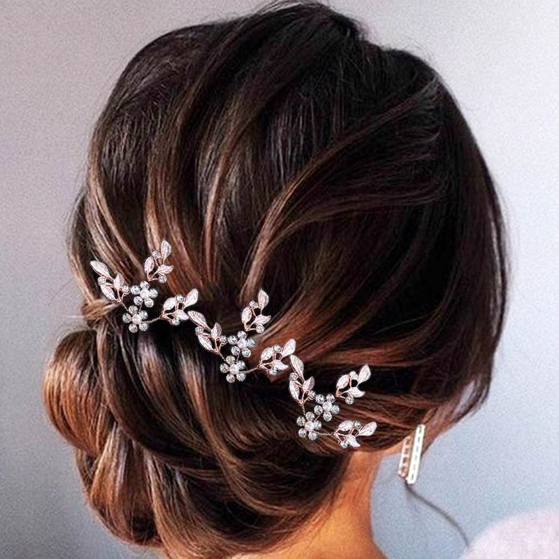 Heread Leaf - Horquillas para el pelo para novia (3