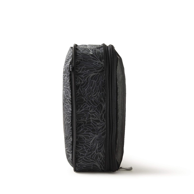 Baggallini 2 Med + 1 Large Compression Cube, Midnight Blossom