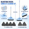 Wall Mop Cleaner with 80 Inch Handle and 360 Swivel