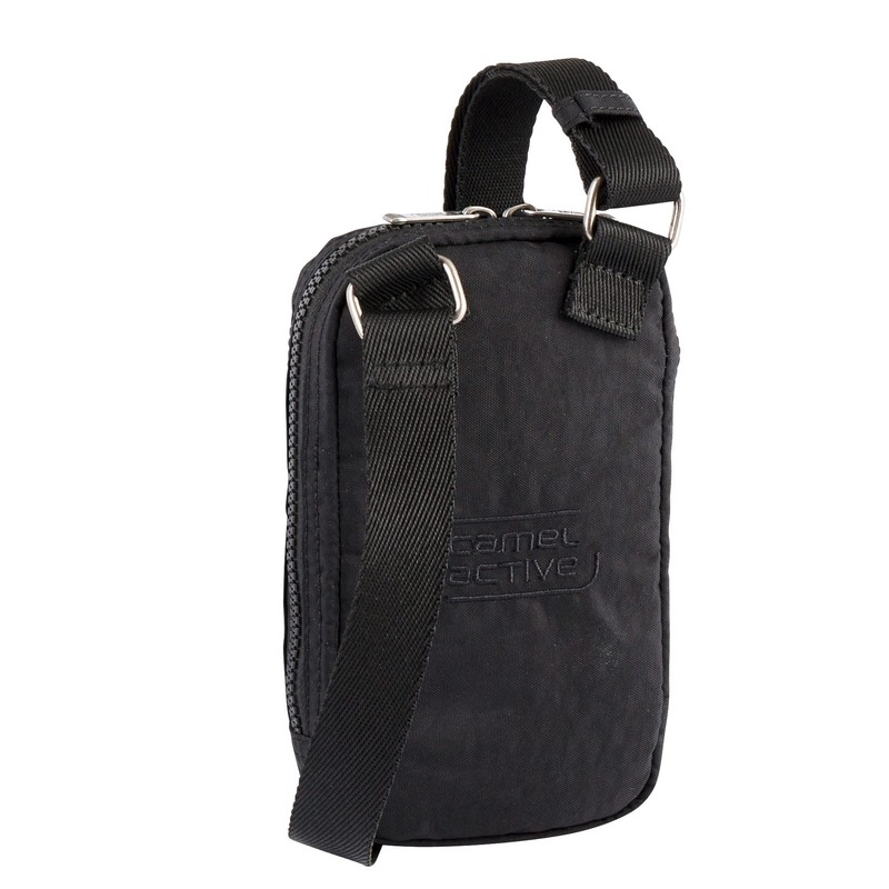 camel active Journey Men's Crossbody Bag Small, black, S, 000383