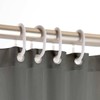 Sanixa U6RD150GR Shower Curtain Anthracite PEVA 180 x 200 cm