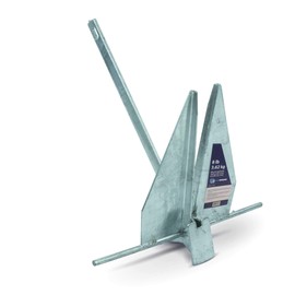 Five Oceans Hot Dipped Galvanized Traditional Danforth Style Fluke Anchor, 4, 8, 10, 16 LBS