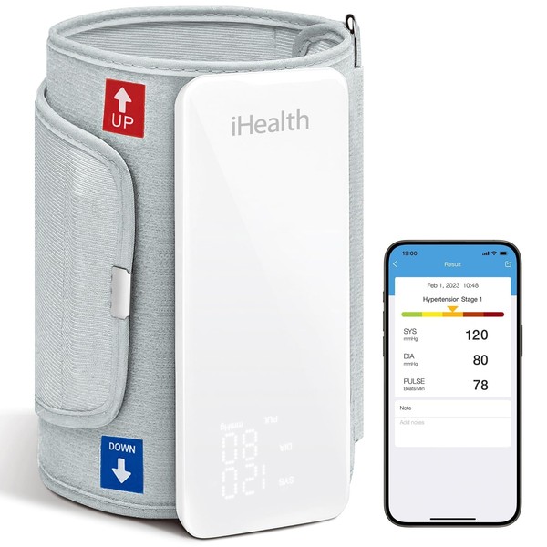 iHealth Neo Wireless Blood Pressure Monitor, Upper Arm Cuff, Bluetooth