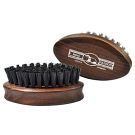 Ash Beard Brush with Boar Bristles (Approx. 65 x 35 mm)