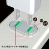 Sanwa Supply TAP-TSH42N Power Strip 4 Outlets, 6.6 ft (2