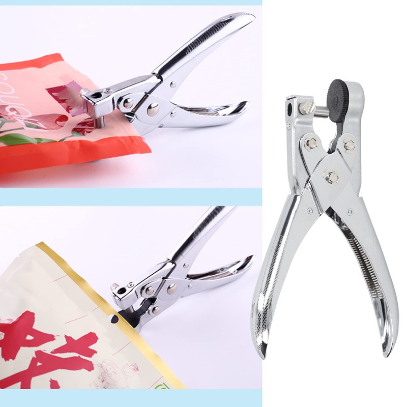 Hole Punch 7 mm Round Single Hole Punch PVC Bag