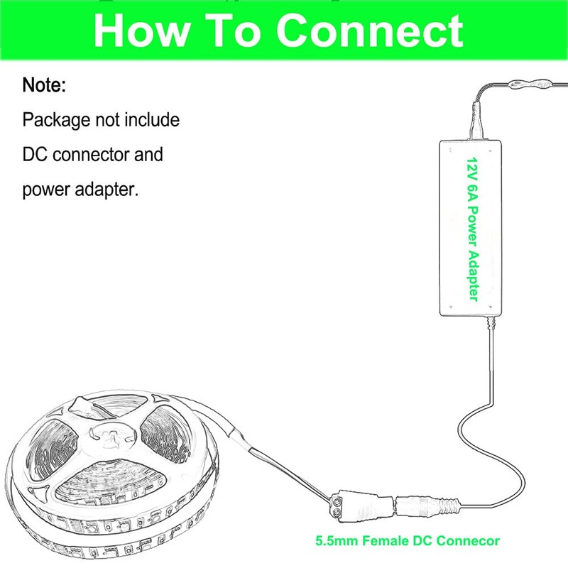 SUYOOULIN LED Strip Lights, SMD 2835 LED Strip, DC12V 1200LEDs