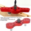 Woodworking Dowel Drill Guide Jig Positioner Aluminum Alloy 6/8/10mm Hole