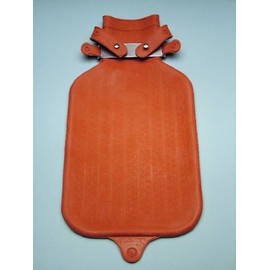 Water Bottle - Hot water bottle and ice park combination. Filling made easy with 3 1/2" opening. Tri-fold closure bar insures leakproof seal. Made of latex has 2 qt. capacity.
