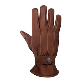 John Doe Grinder XTM Motorcycle Gloves Made of Cowhide Leather Breathable Brown M