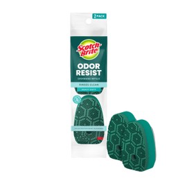 Scotch-Brite Odor Resist Heavy Duty Dishwand Refills , 2 each/pack, 7 packs/case