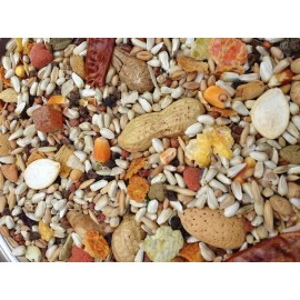 Higgins SAFFLOWER Gold Large Parrot Diet Bird Food Nut Fruit African Cockatoo - 5 Pounds
