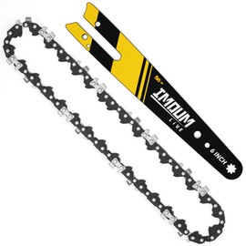 6" Chainsaw Chains with 1/4" Bar, 0.043", 37 Transmission Links Only for DLJ04&DLJS6 Mini Hand Chainsaw, Professional Replacement Chain Suitable for Imoumlive 6&4 2-In-1 Chainsaw