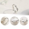 Chereda 925 Silver Adjustable Midi Finger Knuckle Thumb Stacking DNA
