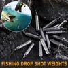 Dr.Fish 50 Pack Fishing Drop Shot Weights Lead Skinny Sinkers
