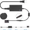Tengdaxing ACK-E6 Continuous Power Adapter LP-E6/E6N Dummy Battery for Canon