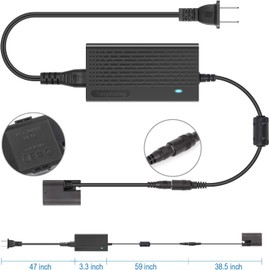 Tengdaxing ACK-E6 Continuous Power Adapter LP-E6/E6N Dummy Battery for Canon EOS 5Ds 5Ds R, 5D Mark II III IV, 6D, 6D Mark II,7D, 7D Mark II, 60D, 60Da, 70D, 80D, 90D, R, R5, R6 R6 Mark II, R7 Cameras