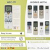 Wellclima WEC-FT1 Remote Compatible with Fujitsu and General Air Conditioners,