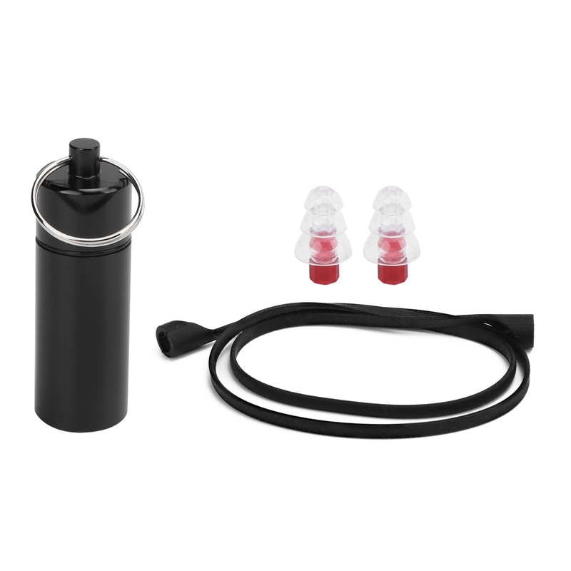 22x67mm Musician Ear Plug Red Noise Reduction Waterproof with Silica
