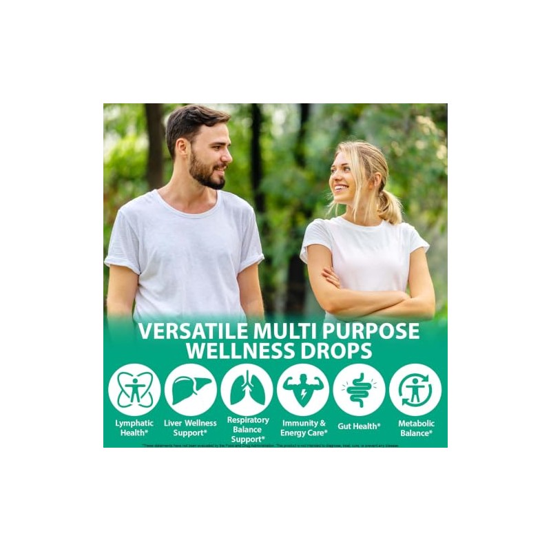 Lymphatic Drops 60ml - Plant Based Herbal Supplement for Wellness
