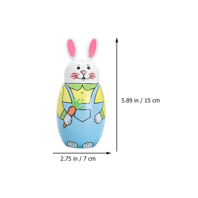 MAGICLULU 1 Set Creative for Craft Adorable Russian Decorations Doll