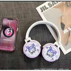 Otras Marcas Audífonos Diadema Kuromi Inalambrico Bluetooth Recargable