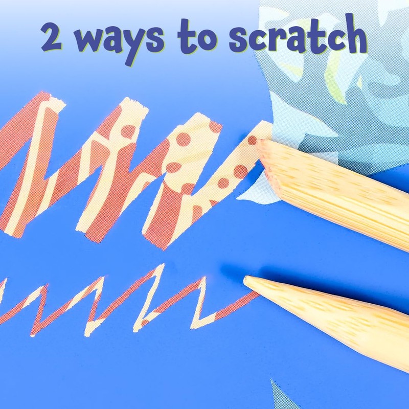 READY 2 LEARN Magic Scratch Paper - Sea Life -