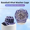 Blissfuhue Silicone Hat Washer Cage Hat Cleaner for Baseball Caps,