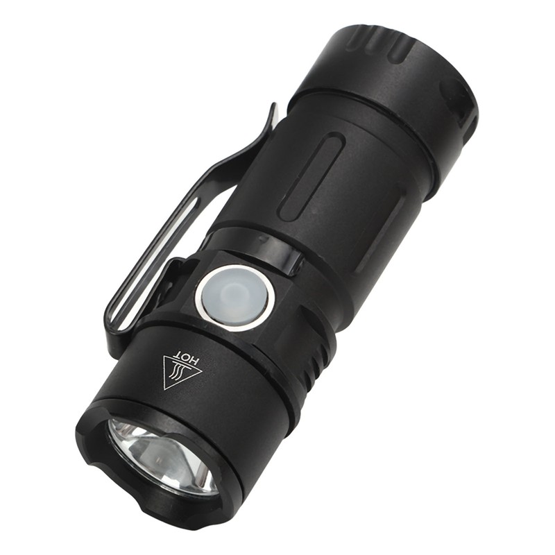 800LM Mini Flashlight Small Pocket EDC Light USB Rechargeable Keychain