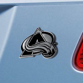 FANMATS 17223 Colorado Avalanche 3D Chrome Metal Auto Emblem