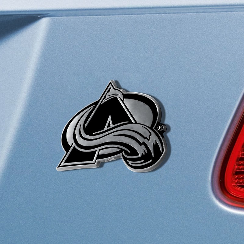FANMATS 17223 Colorado Avalanche 3D Chrome Metal Auto Emblem
