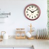 Wall Clock Metal 12.4" Countryside Style Wall Clocks Retro Vintage