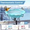 Webuys Heated Bird Baths for Outdoors, 100W Heated Bird Bath