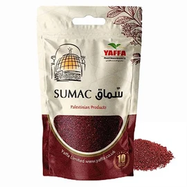 Yaffa Premium Ground Palestinian Sumac Spice Powder – 250g - Enhance Your Dishes with Traditional Flavours - Perfect for Cooking, Sprinkling or Just as a Herb to add that Tangy Taste (Pack of 1)