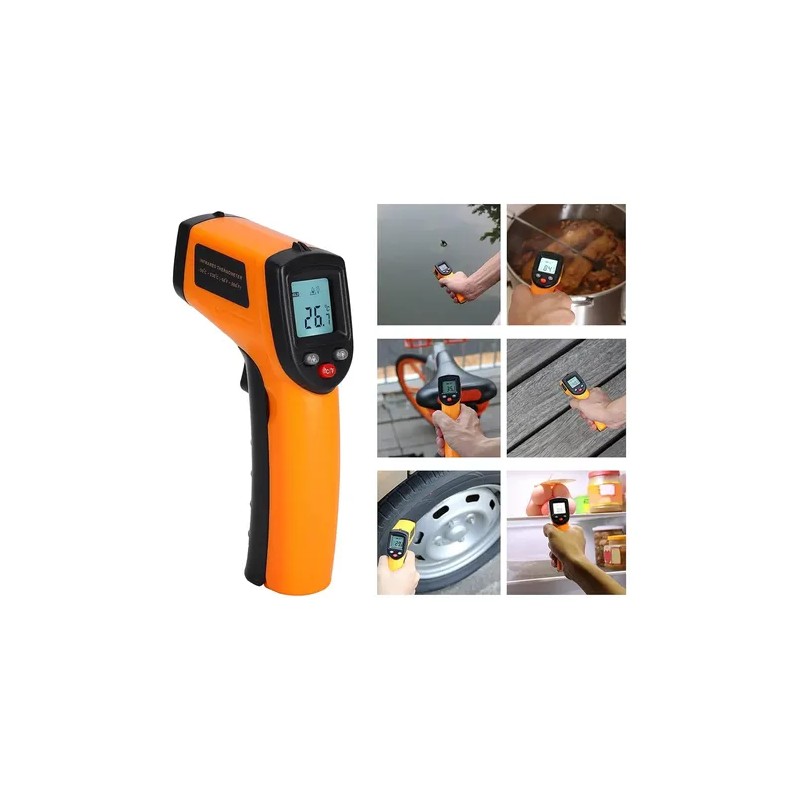 Termómetro Infrarrojo Laser Superficie Industrial Cocina