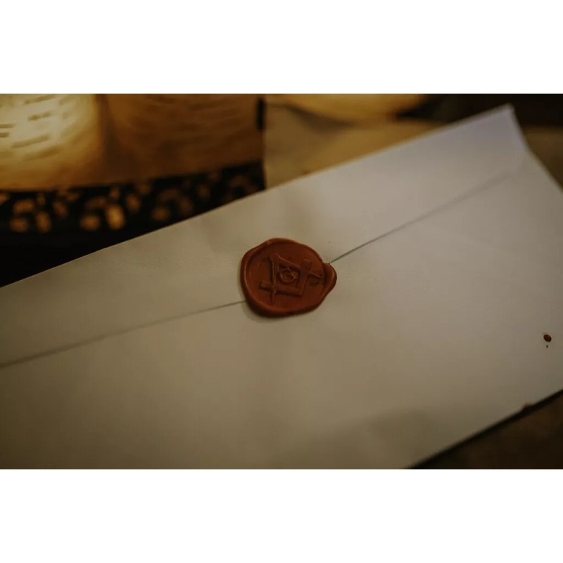 Square & Compasses Masonic Wax Seal