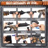 Monbelle Pistola Juguete Eléctrica Compatible Nerf Con 3 Modos,niño