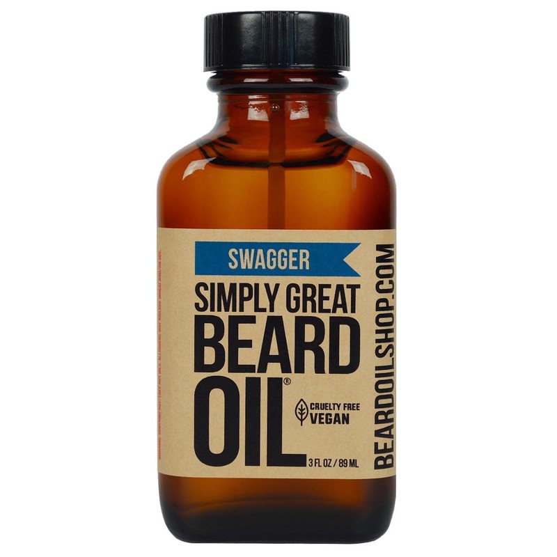 SWAGGER Scented Beard Oil - Beard Conditioner 3 Oz Easy