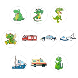 10 PCS Potty Training Stickers You Pee On, Potty Stickers, Can Change Color, for Boy Girl Kid Toddler(10 Patterns)